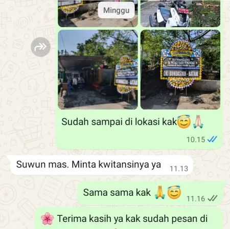 Pengiriman Papan Bunga Duka Karet Semanggi