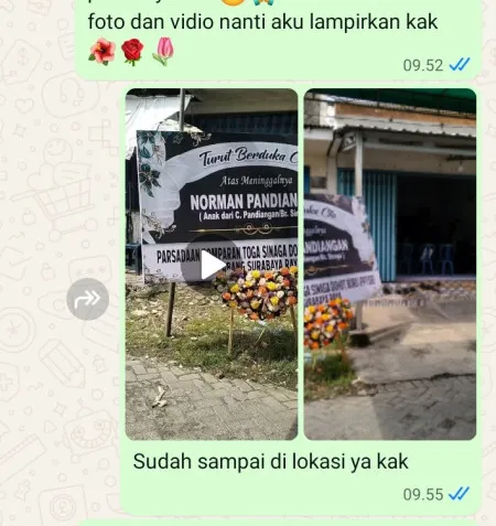 Pengiriman Karangan Bunga Karet Semanggi