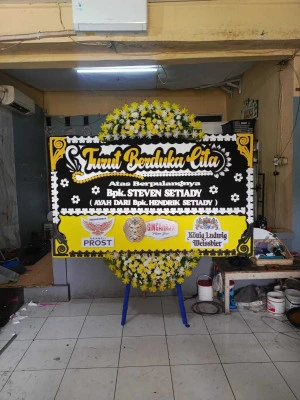 Papan Bunga di Karet Semanggi