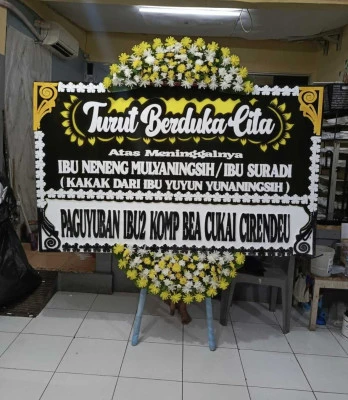 Papan Bunga di Karet Semanggi